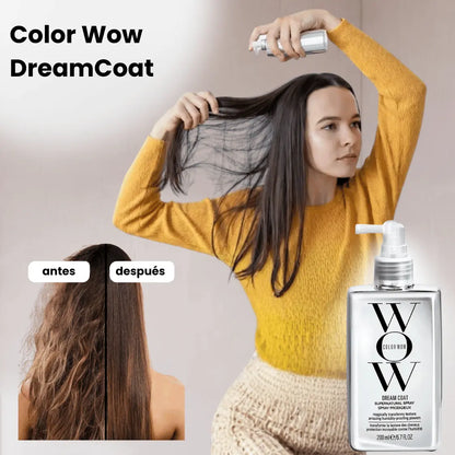 Color Wow spray DreamCoat ® - Siéntete tranquila porque tu cabello se vera bien todo el día.