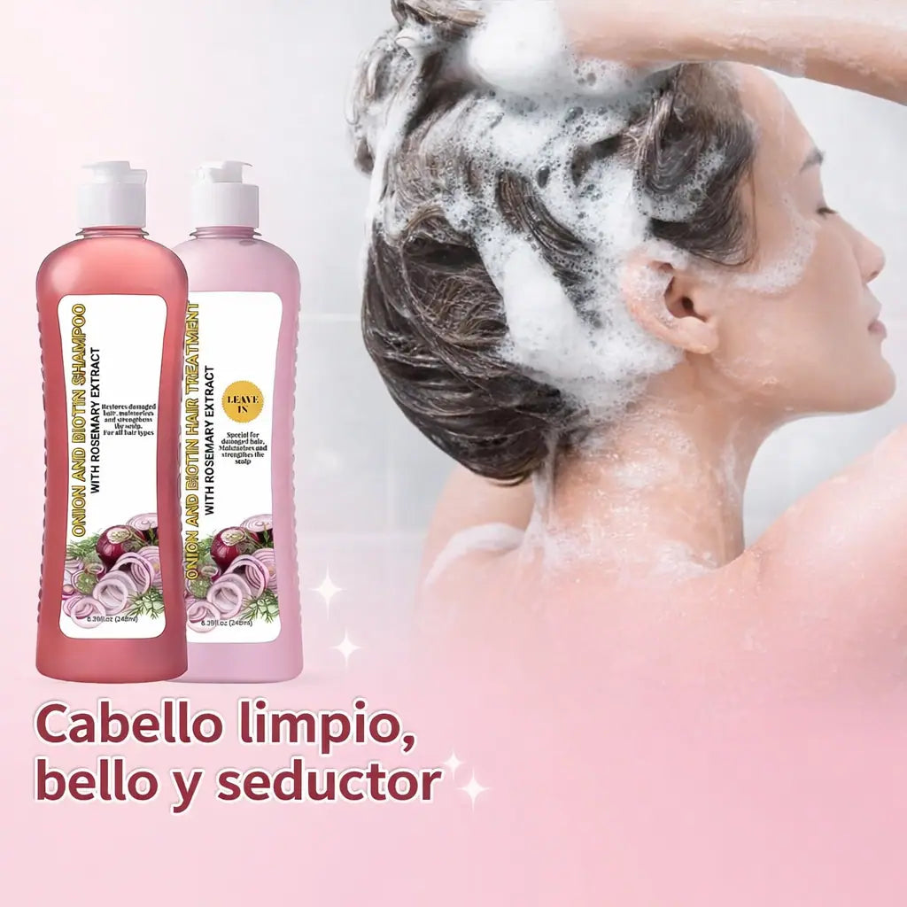 RenovaHair® - Shampoo y Tratamiento Capilar Restaurador