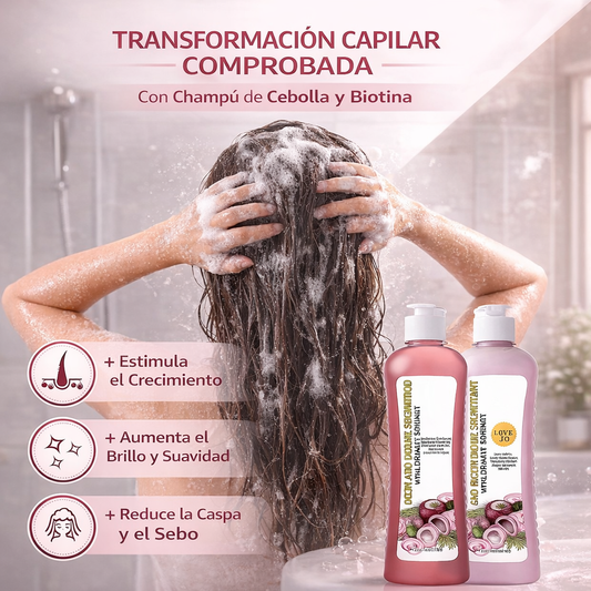 RenovaHair® - Shampoo y Tratamiento Capilar Restaurador