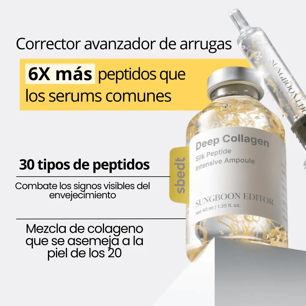 COLLAGEN PRO® - Ampolla Intensiva de Colágeno Profundo para Pieles que Necesitan Resultados Reales