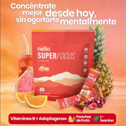 SuperFocus® – Enfoque profundo sin ansiedad ni bajones