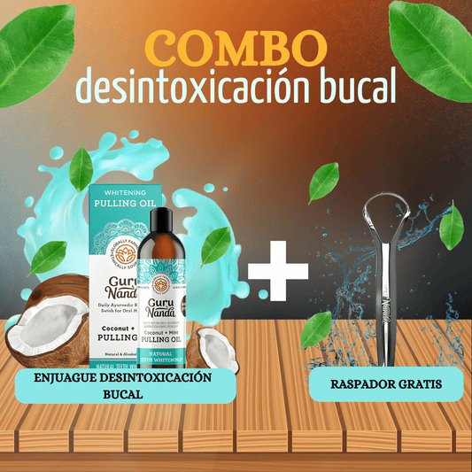 ENJUAGUE DESINTOXICACIÓN BUCAL COCOPULL + RASPADOR DE LENGUA GRATIS